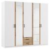 Kleiderschrank Despina - Weiß/Eiche Artisan, KONVENTIONELL, Holzwerkstoff (226/210/54cm)