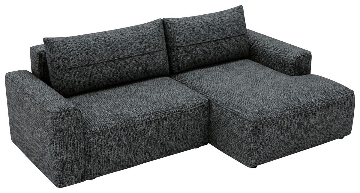 Lullo Anthrazit S: 233x144 Cm - Anthrazit/Schwarz, Design, Textil (233/144cm) - Livetastic