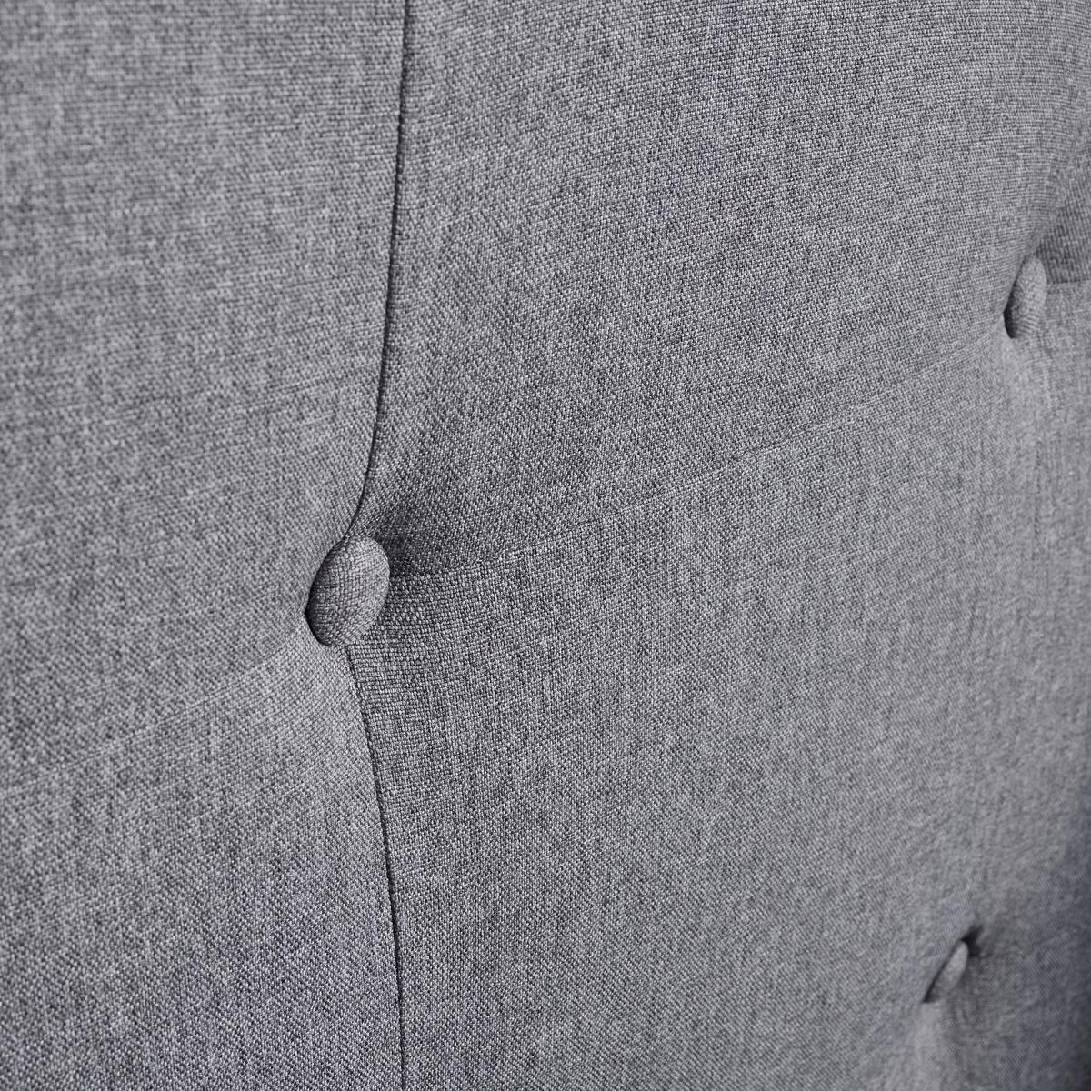 Manželská postel Frederico, 180x200, světle šedá - černá/světle šedá, Moderní, dřevo/kompozitní dřevo (180/200cm) - Bessagi Home