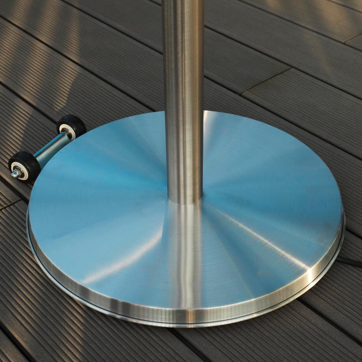 Terrassenstrahler Halogen - Alufarben, Basics, Metall (60/190/60cm)