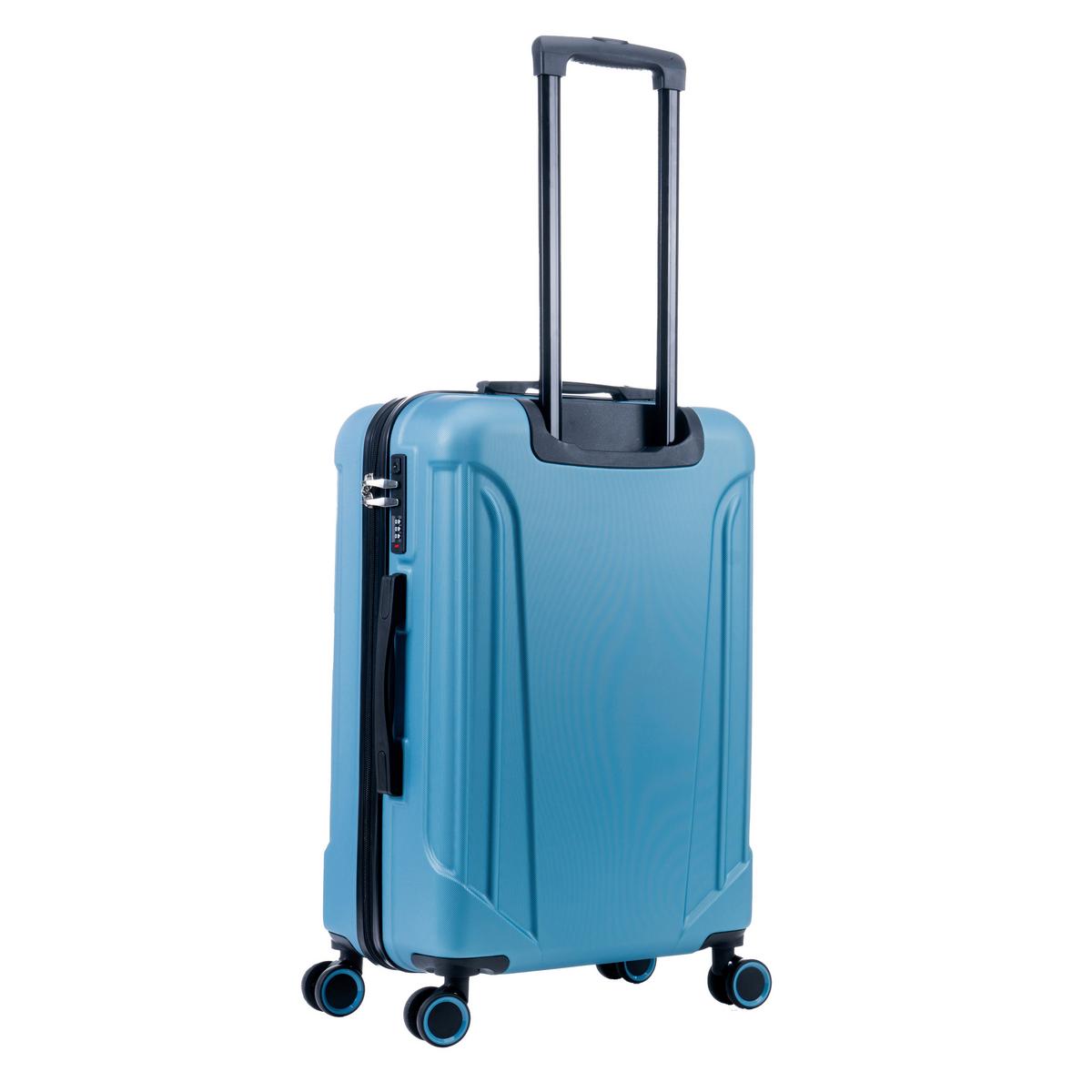 Reisekofferset 19491-330 Domestic - Pastellblau, Basics, Kunststoff (49,5/75,5/29,5cm)