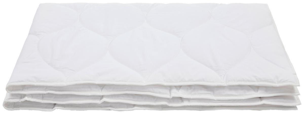 Steppdecke Mariella Normal 140x200 cm Waschbar Bis 95° - Weiß, KONVENTIONELL, Textil (140/200cm) - Ele