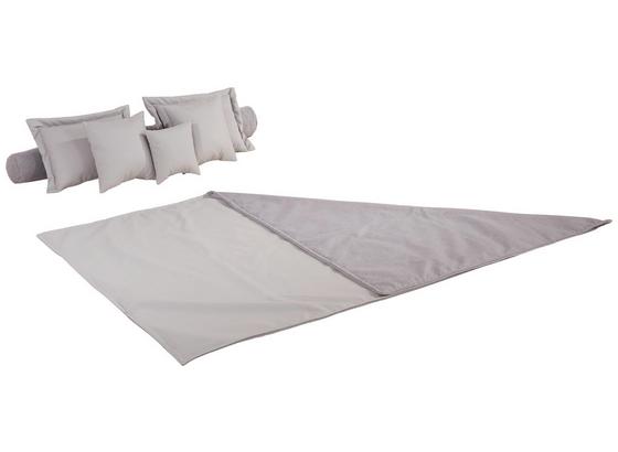 Zierkissenset Amona - Hellgrau, MODERN, Textil Zierkissenset Amona - Hellgrau, MODERN, Textil