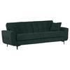 Schlafsofa Morton - Dunkelgrün/Schwarz, KONVENTIONELL, Textil (230/84/95cm) - Livetastic