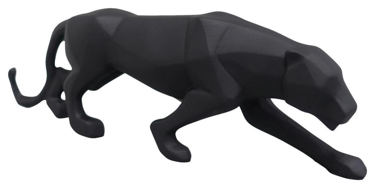 Dekoračný panter PANTHER - čierna, plast (24,5/7,5/4cm) - Mömax