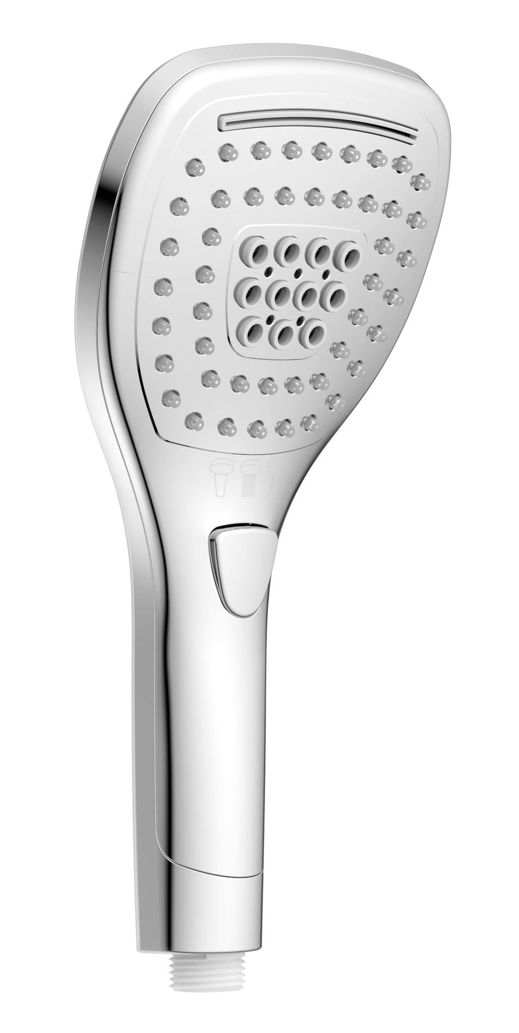 Handbrause Sommerregen II Dx 8081 - Chromfarben, KONVENTIONELL, Kunststoff (12/25cm)