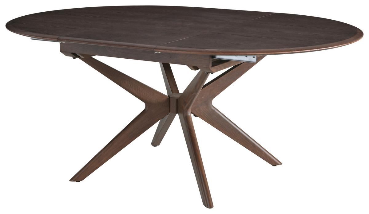 Esstisch Valetta Walnussfarben L: 180 cm - Walnussfarben, MODERN, Holz/Holzwerkstoff (180/130/75cm) - MID.YOU