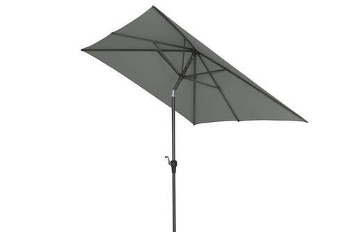 Sonnenschirm BxHxT 250x238x200 cm Anthrazit/Olivgrün - Anthrazit/Olivgrün, KONVENTIONELL, Textil/Metall (250/200cm) - Siena Garden