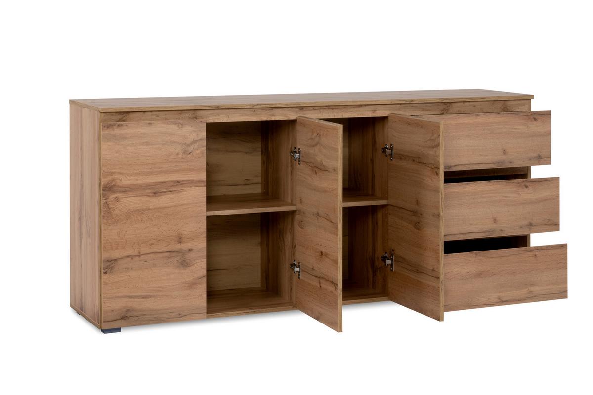 Sideboard 178 Cm Image 51a Honig Eiche - Honigeiche, Design, Holzwerkstoff (178/80/40cm) - MID.YOU