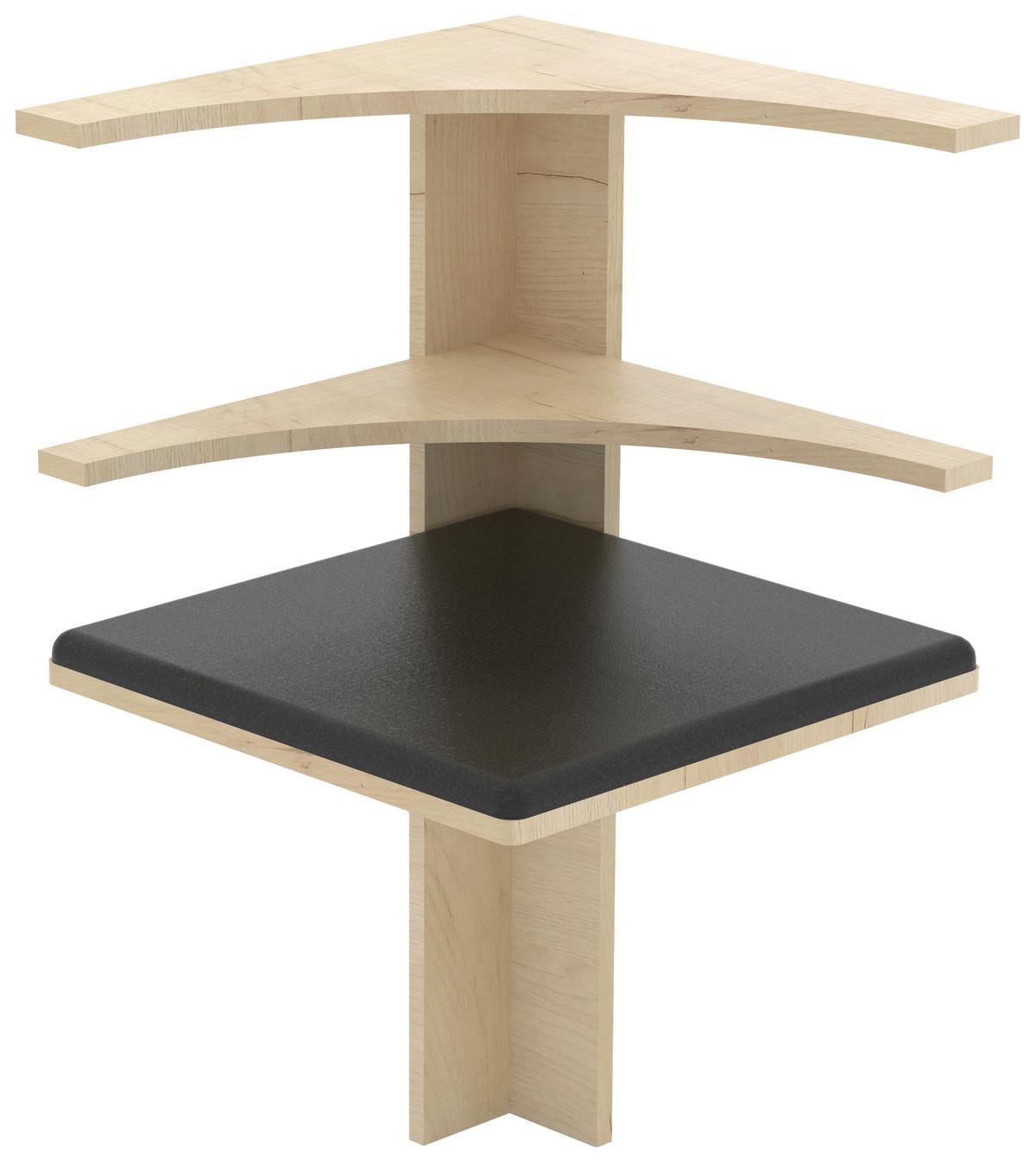 Eckelement Esal Honigeiche B: 43 cm - Honigeiche, MODERN, Holzwerkstoff (43/78/43cm) - MID.YOU