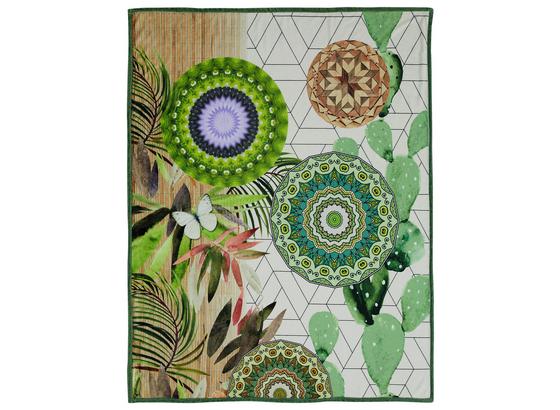 Kuscheldecke Bodhini - Multicolor/Grün, Textil (130/160cm) Kuscheldecke Bodhini - Multicolor/Grün, Textil (130/160cm)