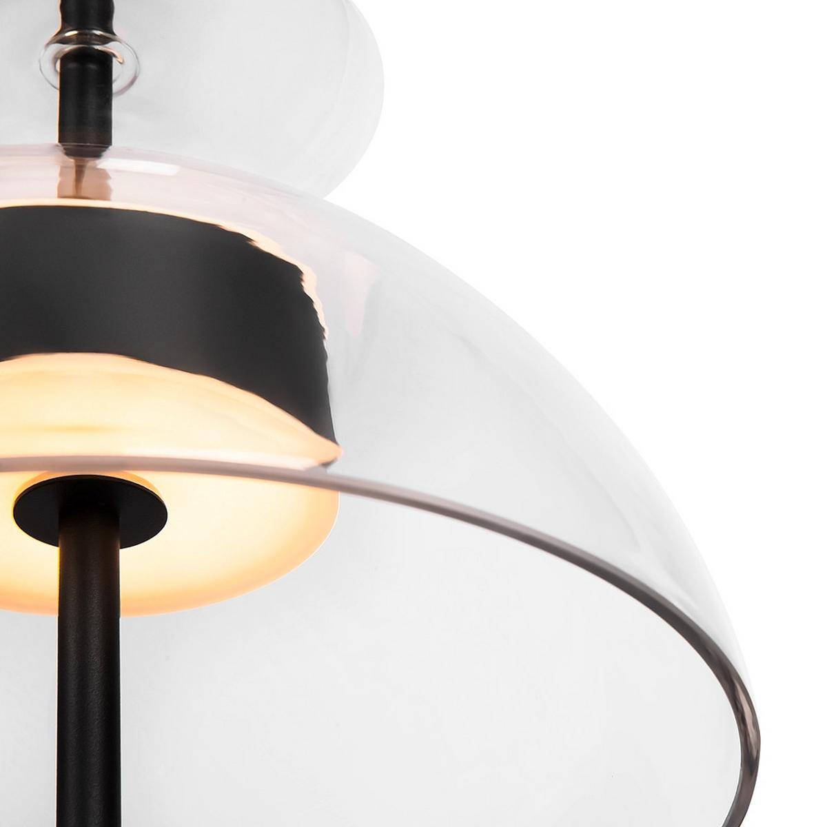 Pendelleuchte Bangkok - Schwarz, Design, Glas/Metall (25/58cm) - MAYTONI