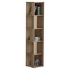 Eckregal Piano Eckregal - Eichefarben, Design, Holzwerkstoff (32/159/32cm) - Livetastic