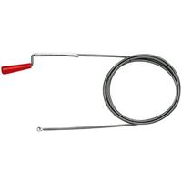 Rohrreinigungswelle Mit Kurbel - Silberfarben, KONVENTIONELL, Metall (150cm)