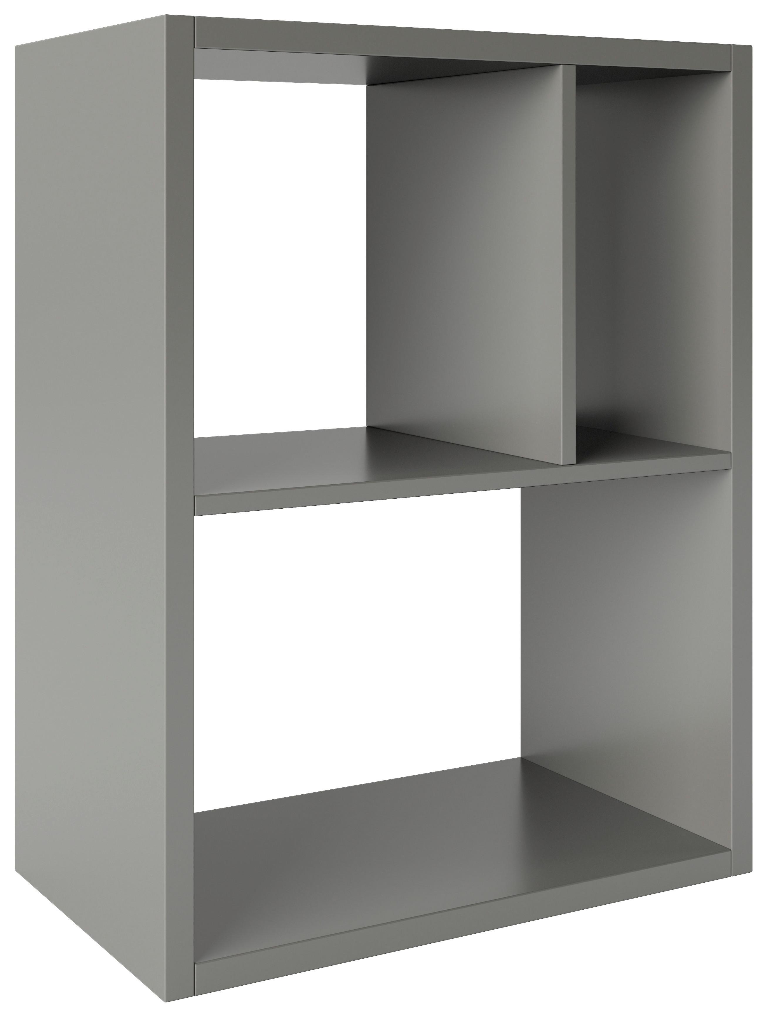 Regal Fortuna - Grau, Basics, Holzwerkstoff (75/58/34cm) - MID.YOU