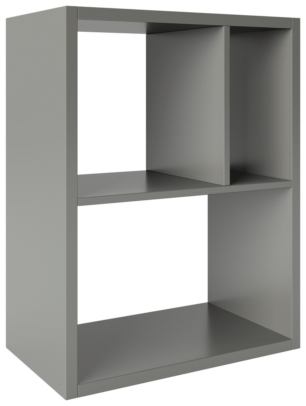 Regal Fortuna - Grau, Basics, Holzwerkstoff (75/58/34cm) - MID.YOU