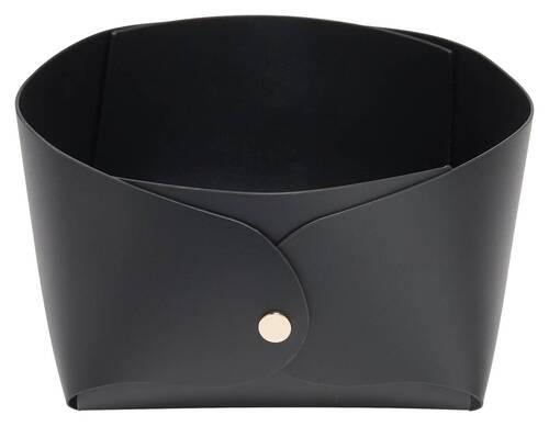 Dekorační Miska Leana, Ø: 25cm - černá, kov/plast (25/12cm) - Modern Living