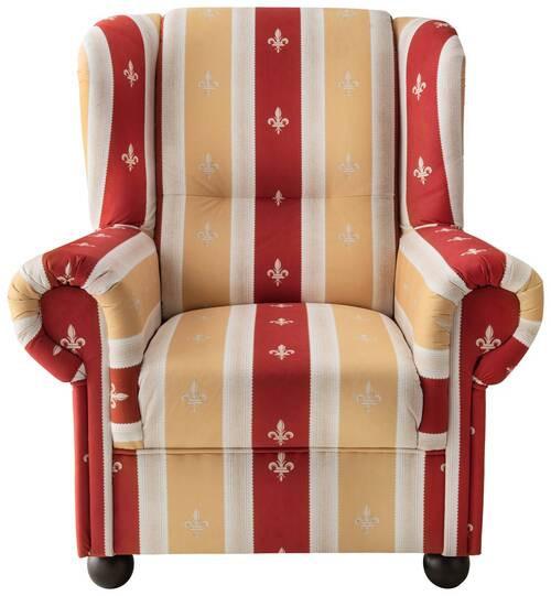 Ohrensessel Torello Rot B: 92 Cm - Wengefarben/Rot, KONVENTIONELL, Textil (92/102/89cm) - Livetastic