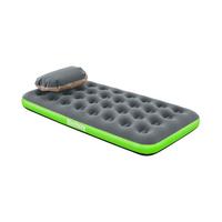Luftbett Outdoor Roll & Relax 188x99x22 Cm Bis 150kg - Grau/Grün, MODERN, Kunststoff (188/99/22cm) - Bestway