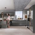 Einbauküche Luxor Frei Planbar Modernes Design - Anthrazit/Schwarz, MODERN, Holzwerkstoff - Vertico