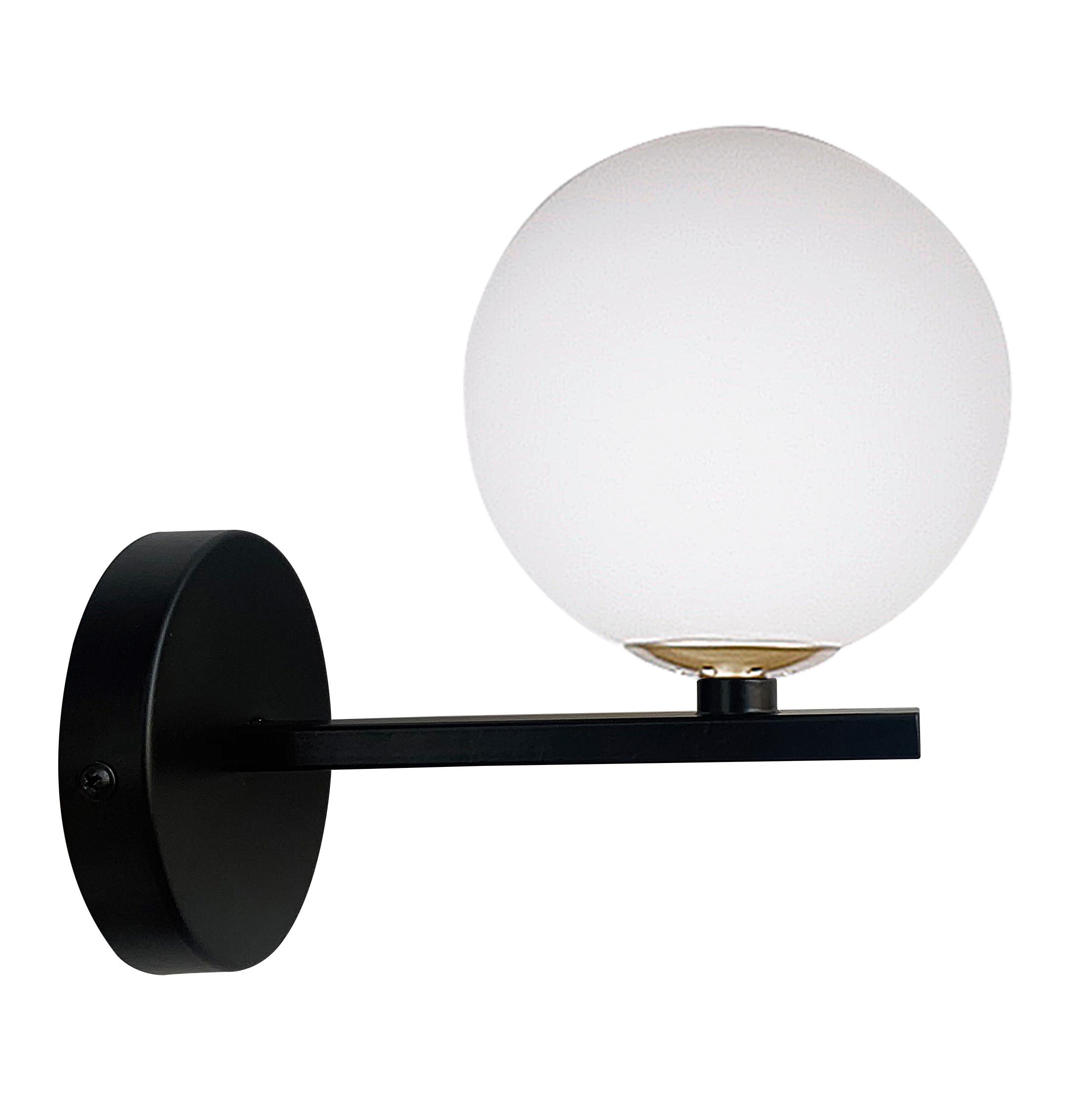 Wandleuchte 21-01221 Kama - Goldfarben/Schwarz, KONVENTIONELL, Metall (20/12/19cm)