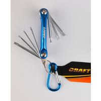 Szerszámkészlet 6396 - kék, fém