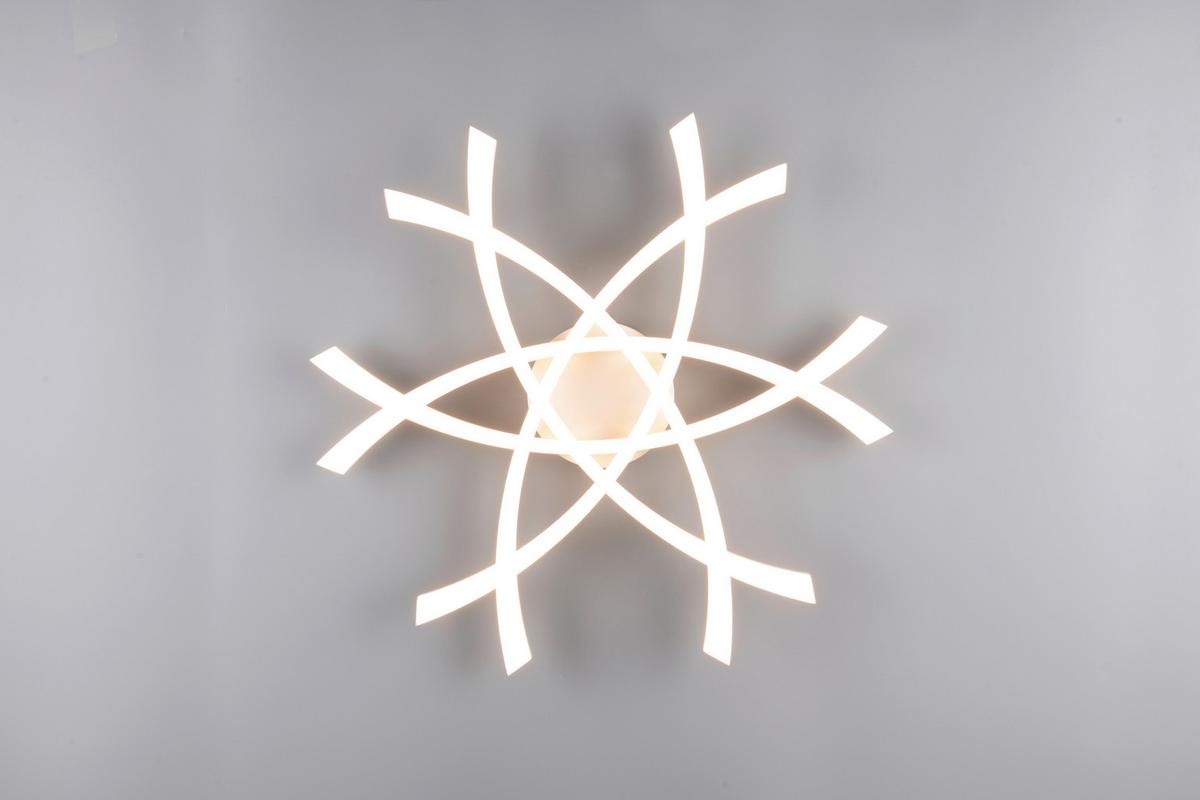 Led-deckenleuchte, 3000k Dala - Weiß, Basics, Kunststoff/Metall (62/59/9cm) - Luca Bessoni