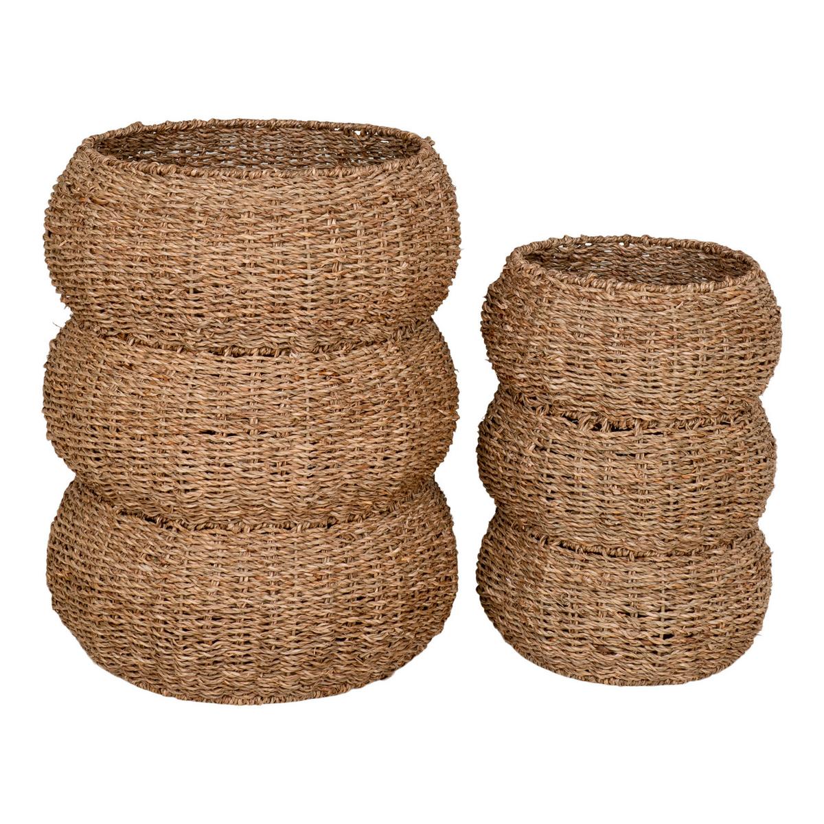Korbset Sarbas Hellbraun B: 35 Cm - Hellbraun, Basics, Naturmaterialien (35/45/35cm)