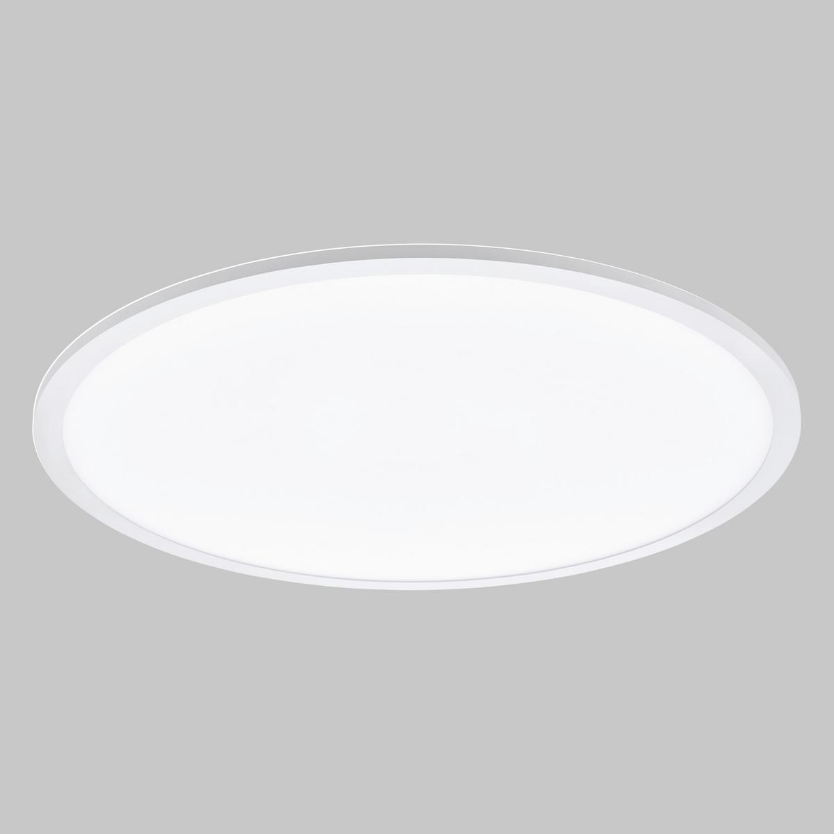 LED-Paneel Sarsina Ø 60 cm dimmbar - Weiß, MODERN, Kunststoff/Metall (60/5cm) - Eglo