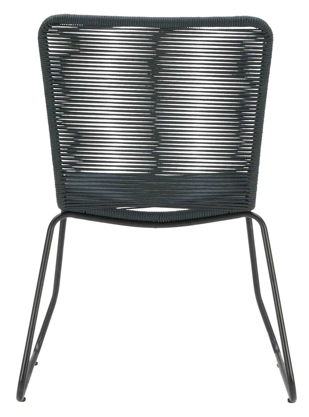 Kerti Szék Trendy - antracit, Modern, műanyag/fém (58/88/62cm) - Beldano