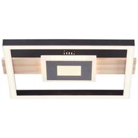 Led-deckenleuchte G99913a76 Baldo - Hellbraun/Schwarz, Design, Holz/Kunststoff (5,5/29,5/27,5cm) - Brilliant