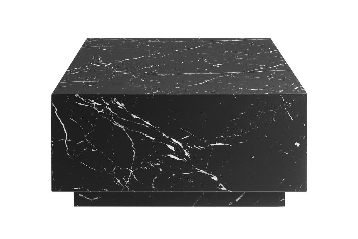 Couchtisch Schwarz L: 120 Cm - Schwarz, Design, Holzwerkstoff (120/75/35cm) - Livetastic