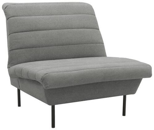Sessel Looks Ix - Graubraun/Schwarz, Design, Textil (92/92/103cm) - LOOKS by W.Joop
