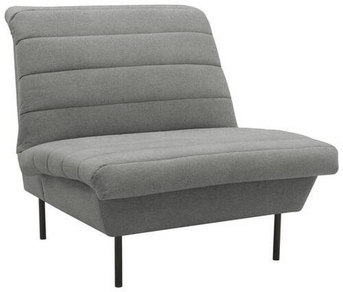 Sessel Looks Ix - Graubraun/Schwarz, Design, Textil (92/92/103cm) - LOOKS by W.Joop