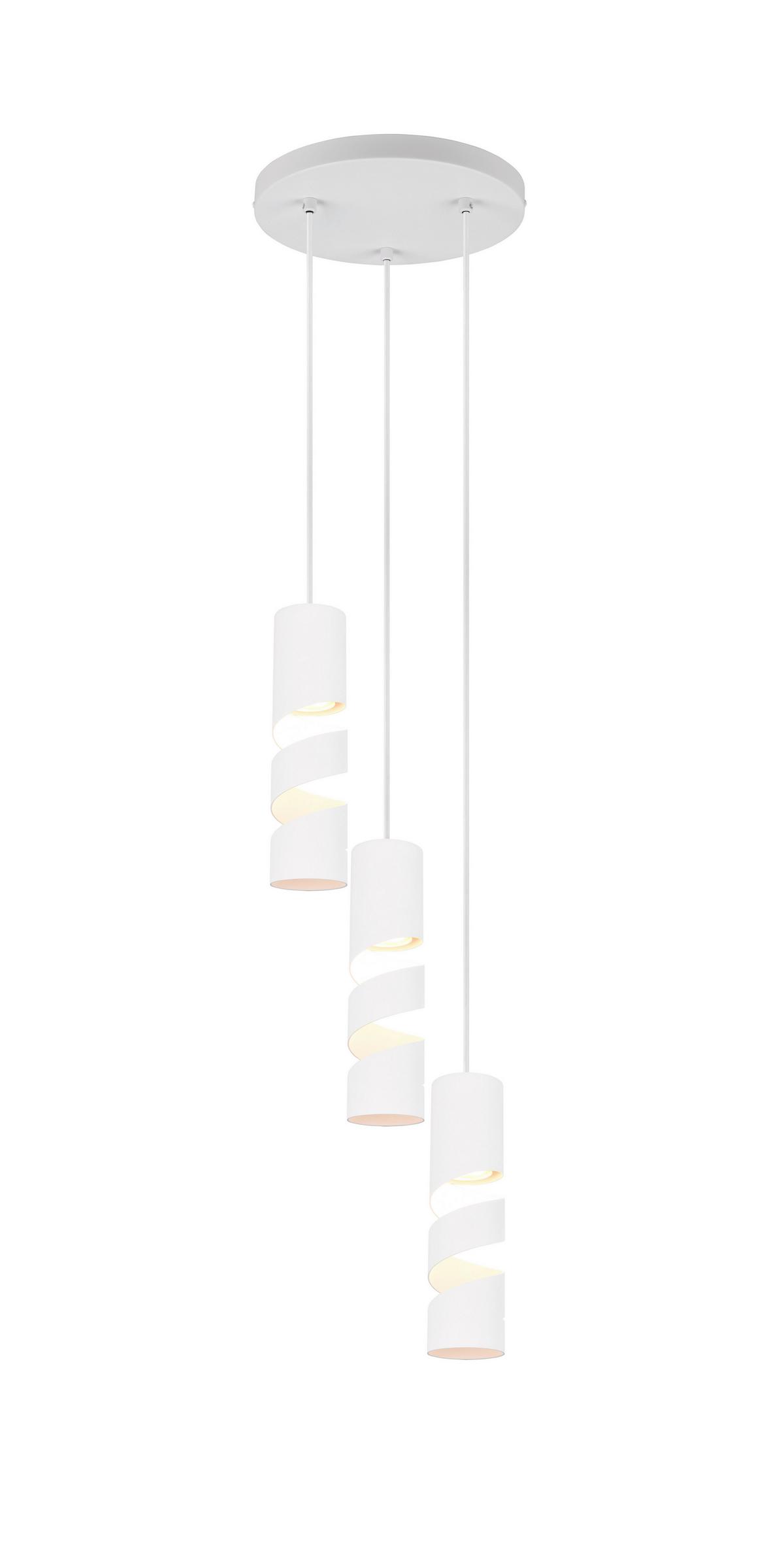 Pendelleuchte 364030331 Stream - Weiß, KONVENTIONELL, Metall (28/150cm) - Trio Leuchten