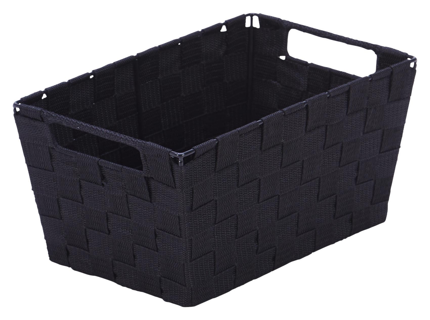 Regalkorb Carolyn - Schwarz, Basics, Kunststoff (32/15/20cm) - Ondega