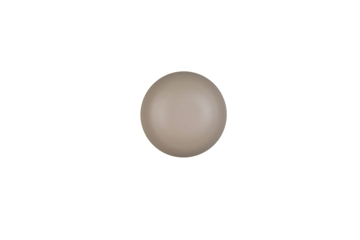 LED-Wandleuchte Davey Beige D: 15,5 cm - Beige, Design, Metall (15,5/8,4cm)