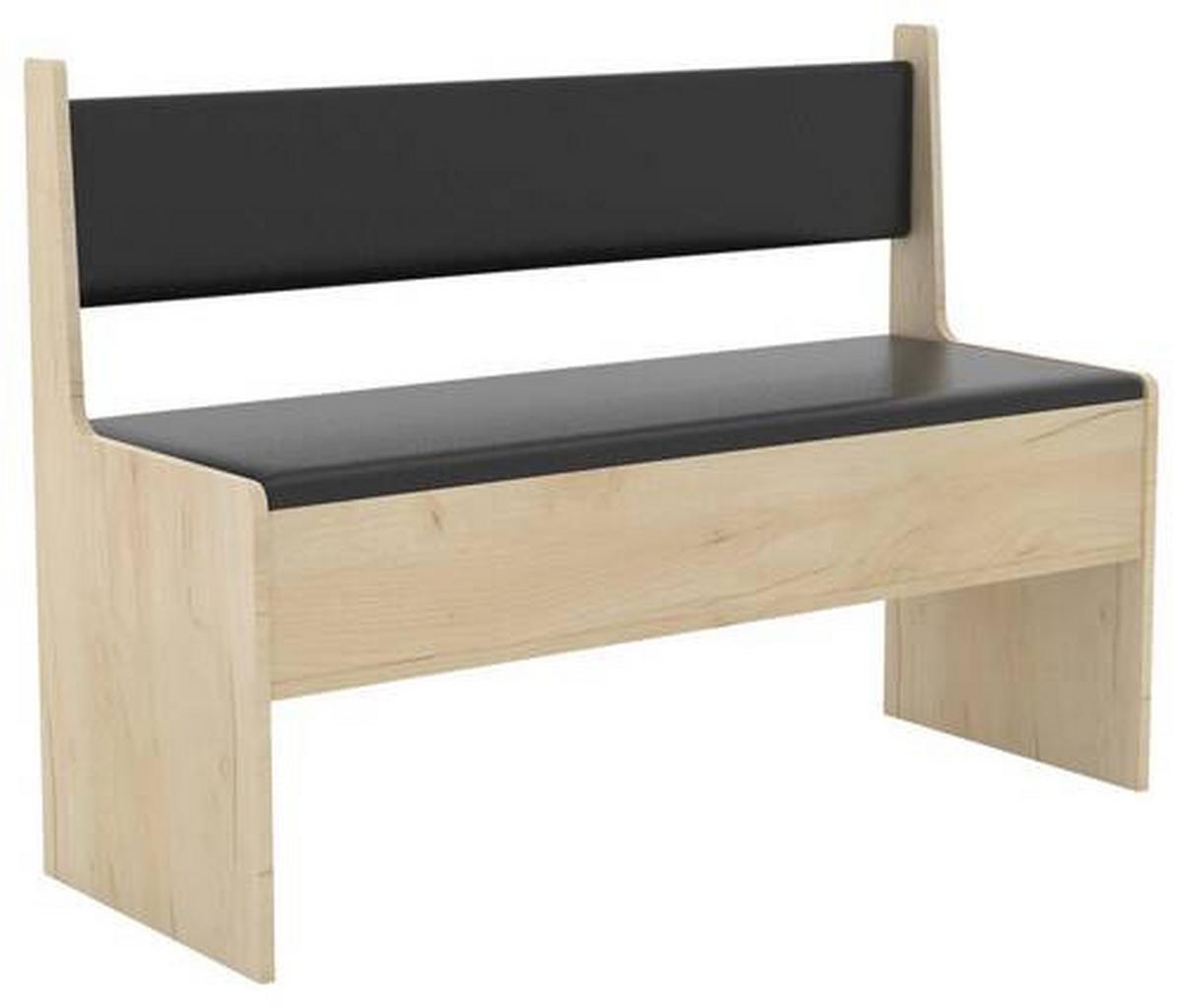 Sitzbank Esal Honigeiche B: 110 cm - Honigeiche/Weiß, MODERN, Holzwerkstoff (110/80/42cm) - MID.YOU