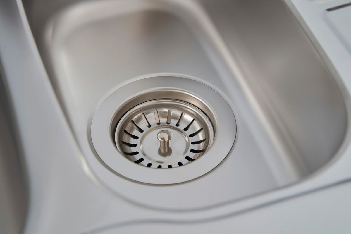 Spüle Respekta Edelstahl Bxt: 100x50 cm - Edelstahlfarben, MODERN, Metall (100/17,5/50cm) - Respekta