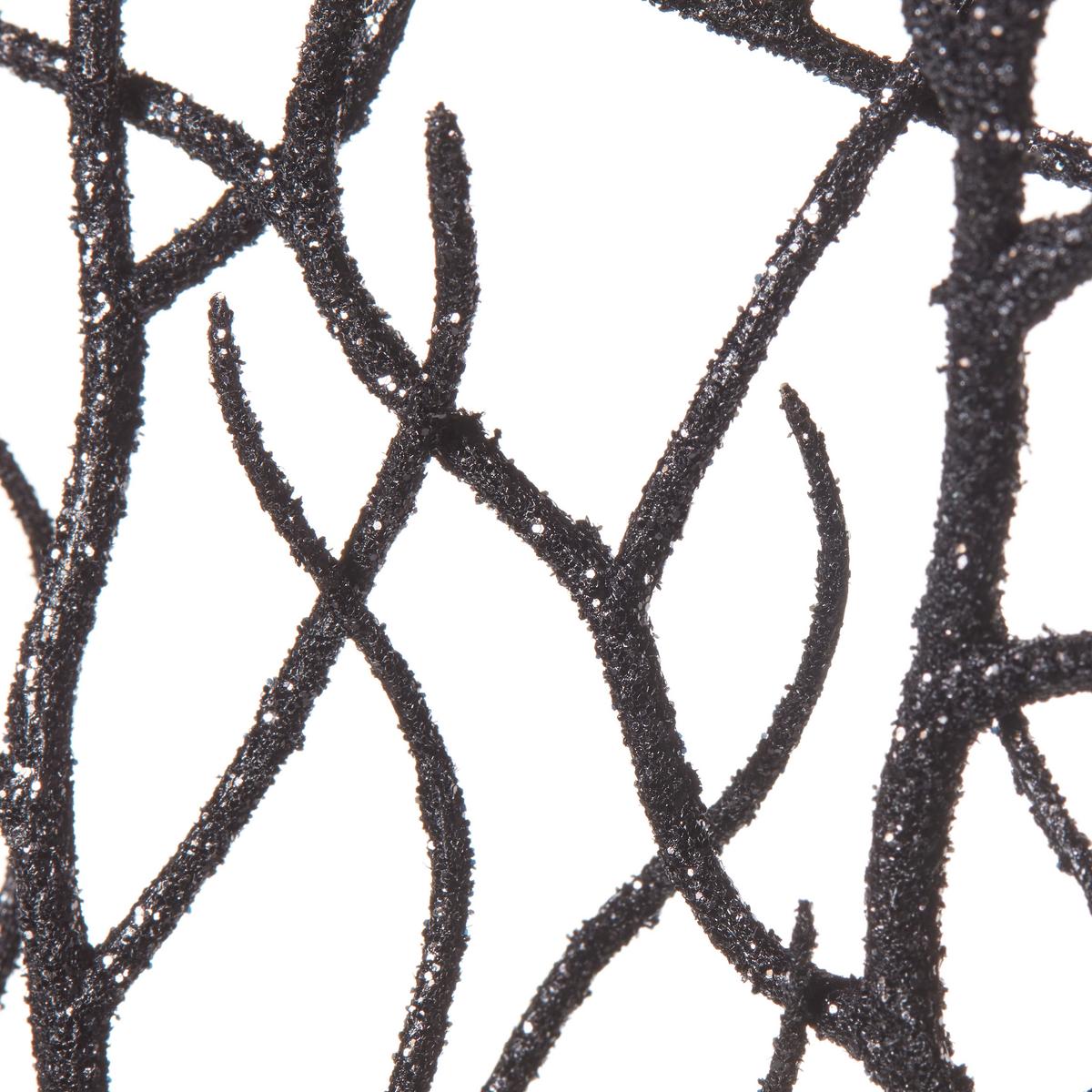 Kunstpflanze Corallenzweig H: 44 Cm Radomir - Schwarz, Basics, Kunststoff (44cm)