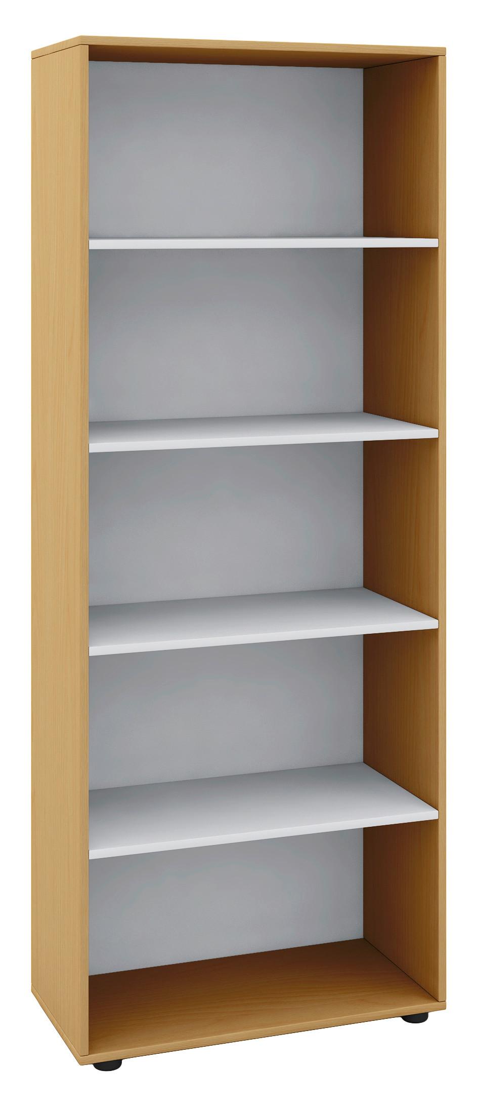 Mehrzweckschrank Vandol Buche Dekor B: 70 Cm - Buchefarben/Schwarz, Design, Holzwerkstoff (70/178/37cm) - MID.YOU