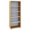 Mehrzweckschrank Vandol Buche Dekor B: 70 Cm - Buchefarben/Schwarz, Design, Holzwerkstoff (70/178/37cm) - MID.YOU