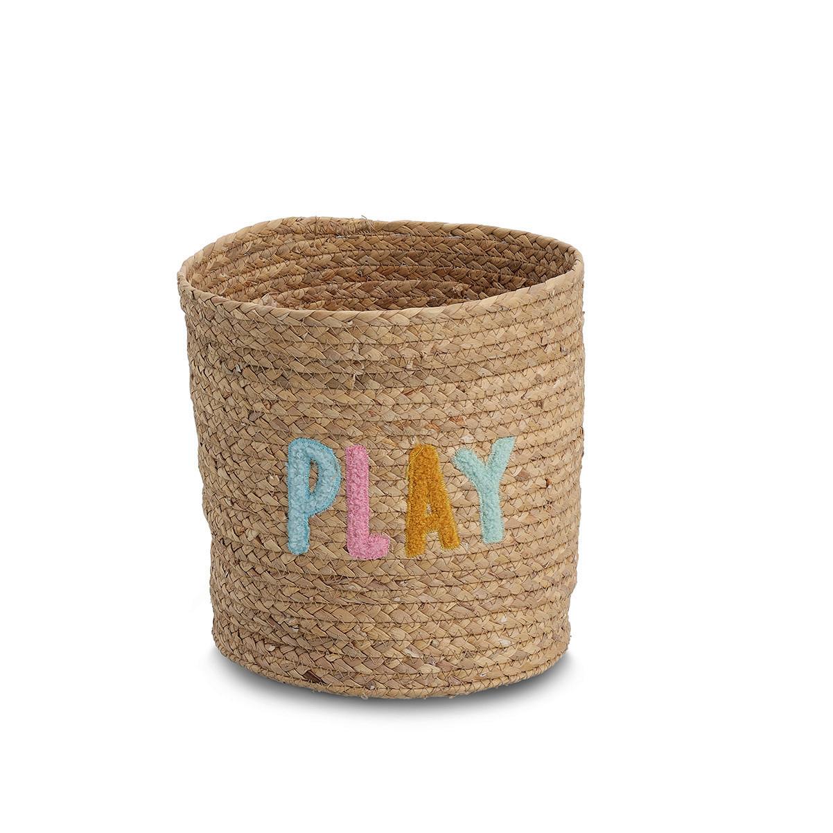 Aufbewahrungskorb 'Play' natur, ca. 26/28/26cm - Naturfarben, Naturmaterialien (26/28/26cm)