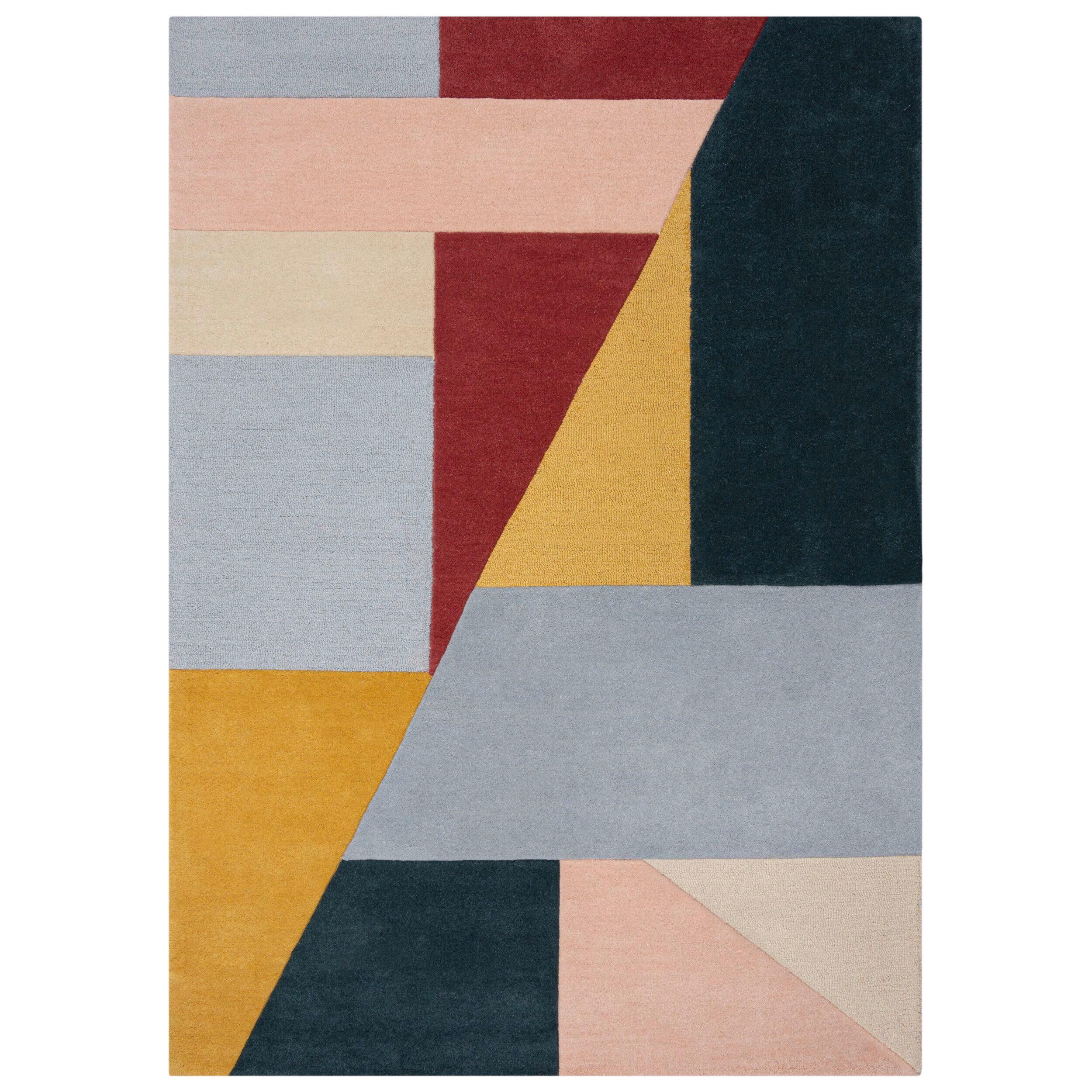 Wollteppich Multicolor B: 160 cm - Multicolor, Basics, Textil (160/230cm)