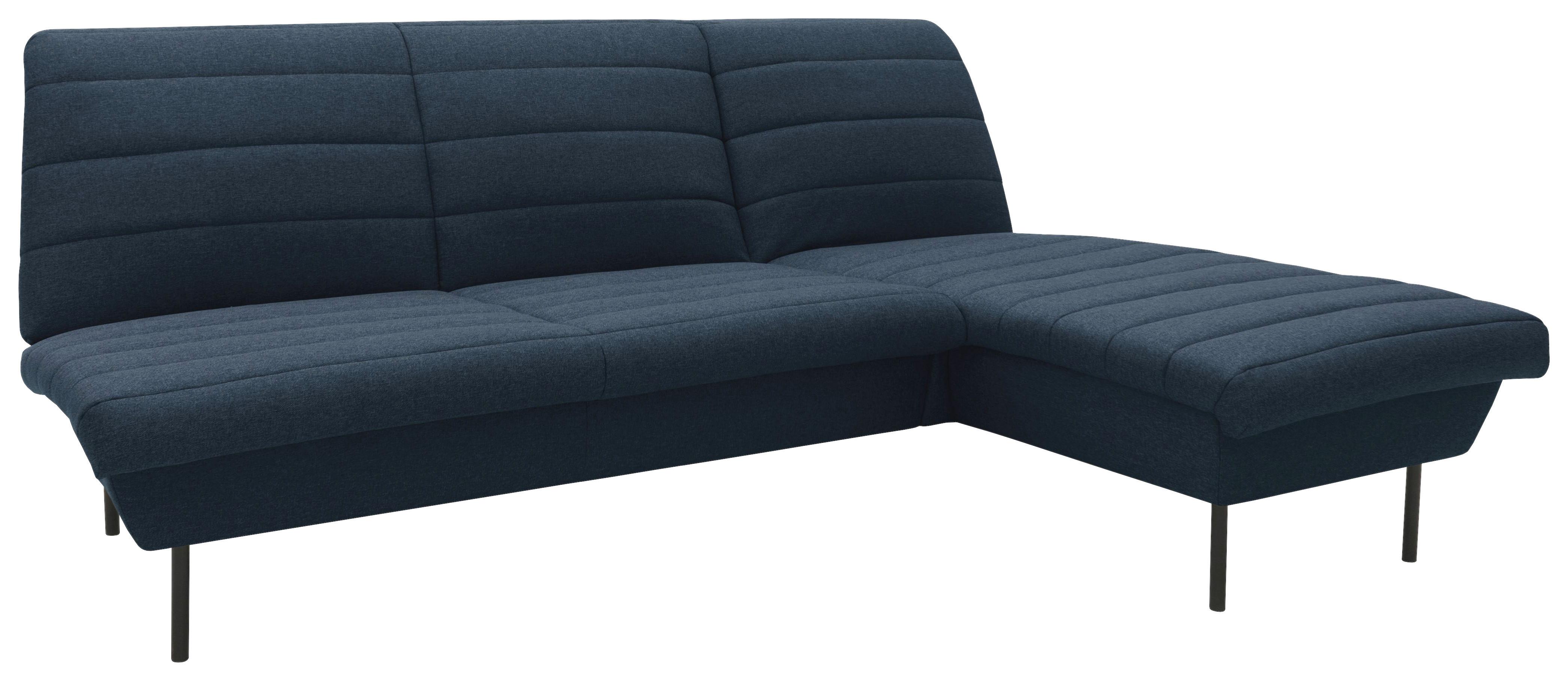 Ecksofa Looks Ix - Schwarz/Dunkelblau, Design, Textil (214/168cm) - LOOKS by W.Joop