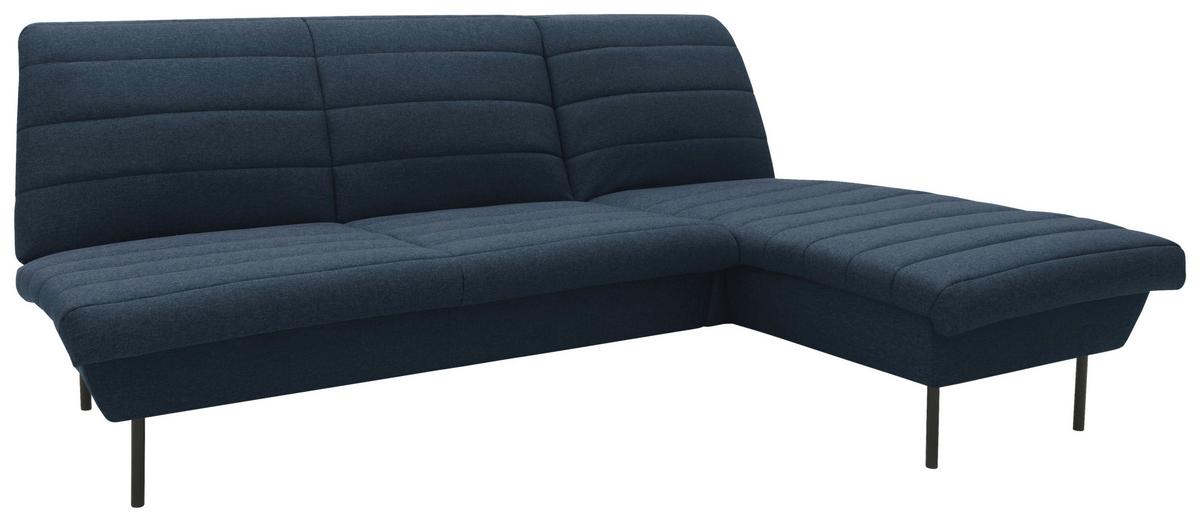 Ecksofa Looks Ix - Schwarz/Dunkelblau, Design, Textil (214/168cm) - LOOKS by W.Joop