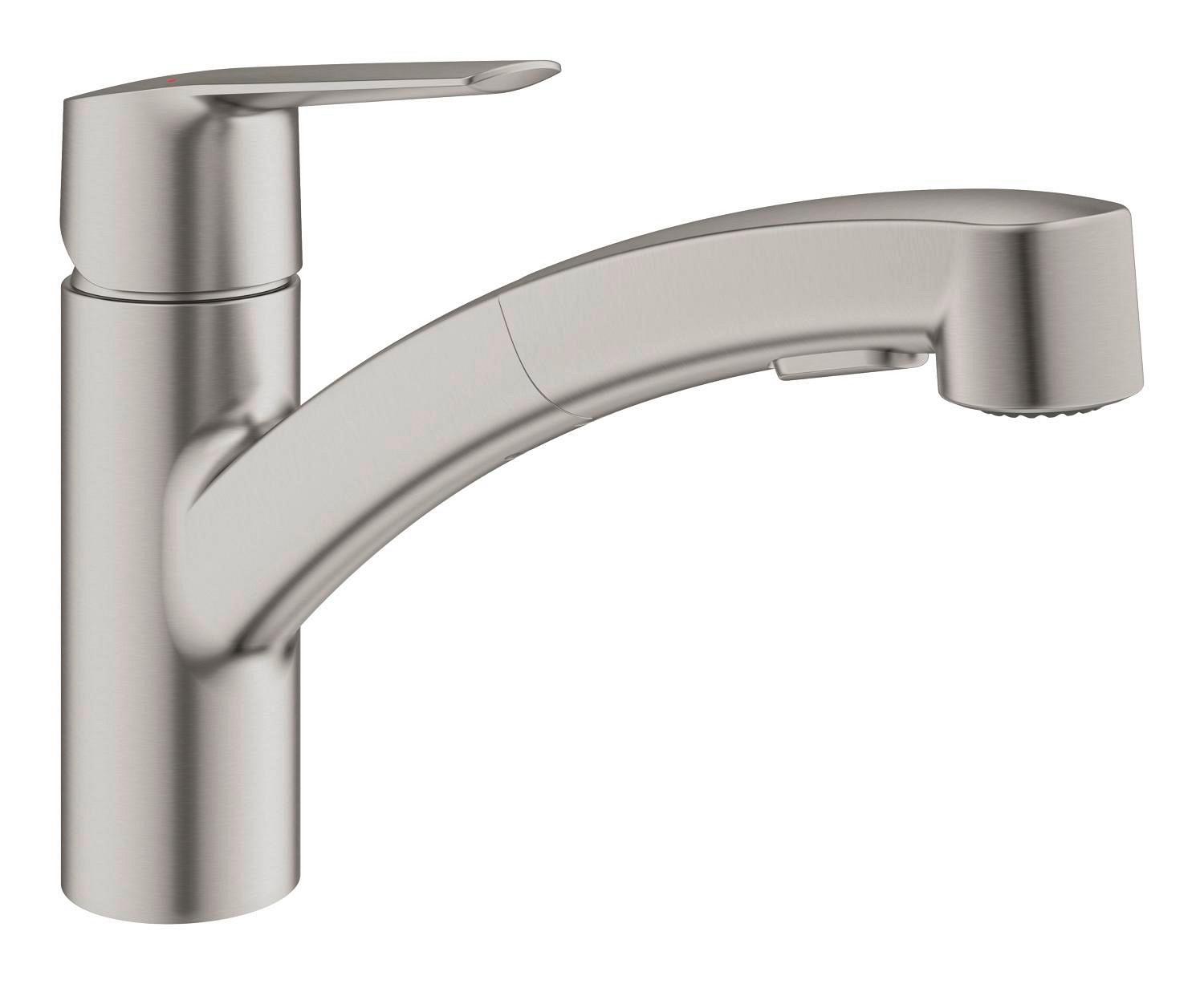 Waschtischarmatur Start Chrom H: 18,5 cm Schwenkbar - Chromfarben, Basics (18,5cm) - Grohe