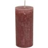 VÁLCOVÁ SVÍČKA LIA - růžová, Moderní (6,8/15cm) - Premium Living