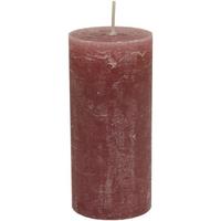 VÁLCOVÁ SVÍČKA LIA - růžová, Moderní (6,8/15cm) - Premium Living