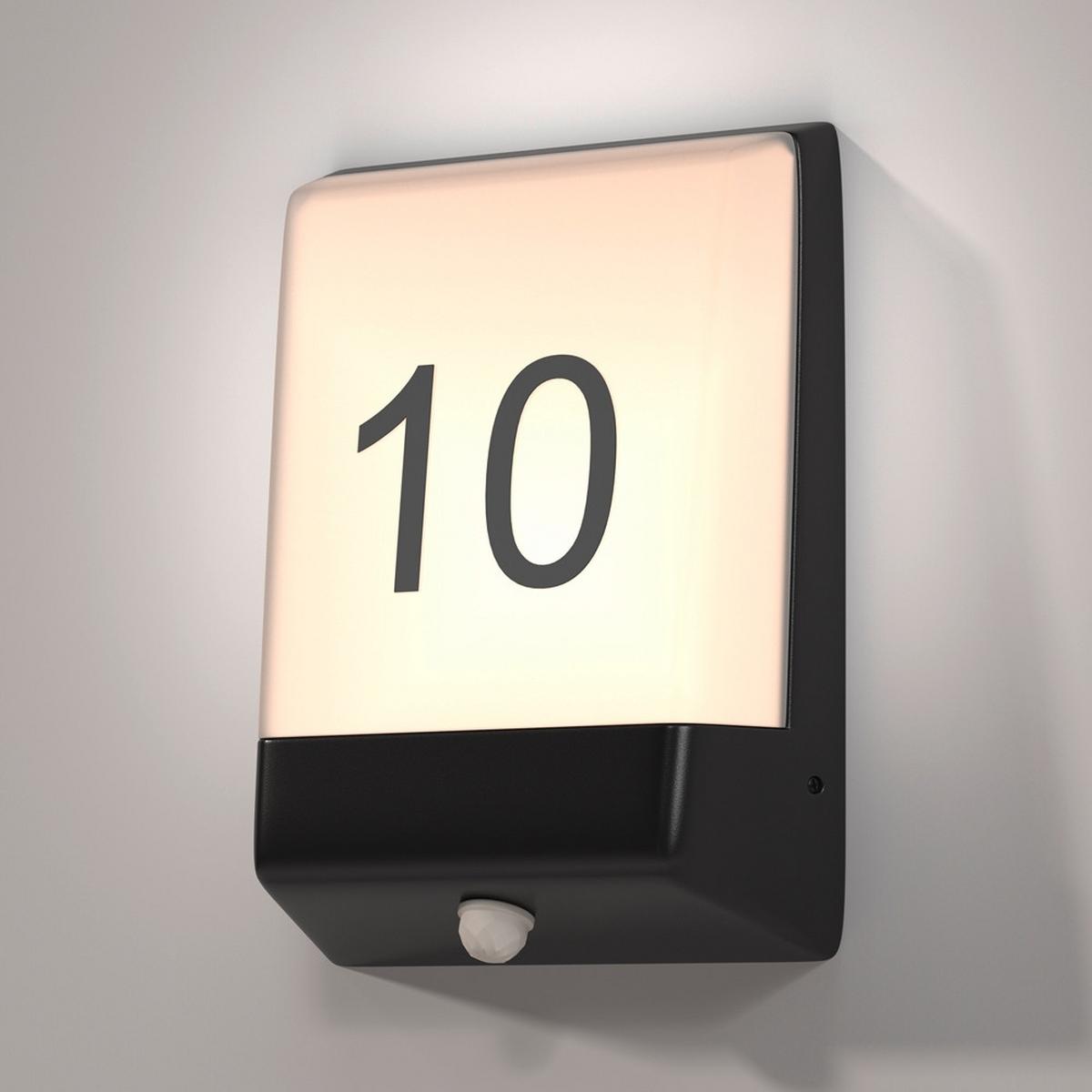 Außenwandleuchte Row - Graphitfarben, MODERN, Metall (16,1/5,9/21,1cm) - MAYTONI